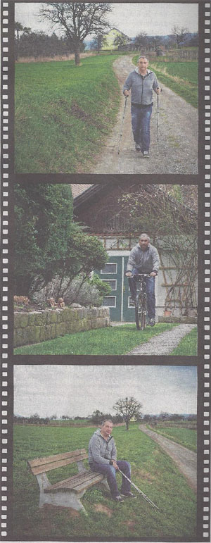 Trotz Schmerz seinen Weg gehen