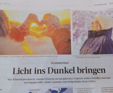 „Winterdepression“ – Licht ins Dunkel bringen