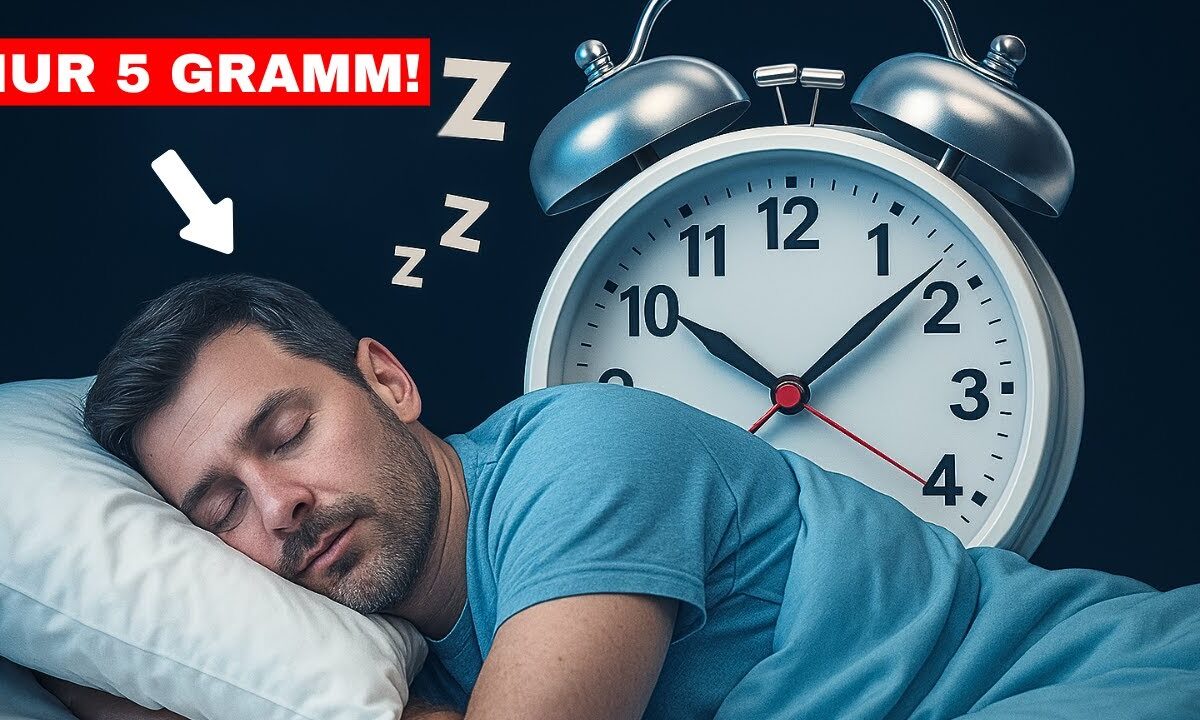 5g Glycin und du schläfst 9 Stunden OHNE aufstehen (neue Studie)