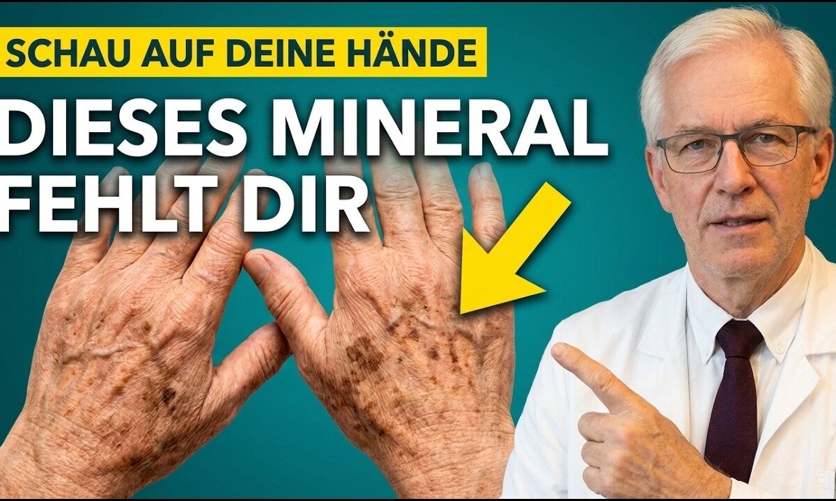 Braune Flecken auf den Händen? Deinem Körper fehlt DIESES Mineral